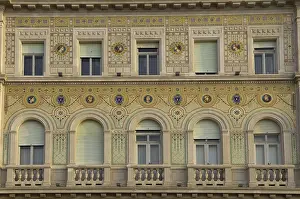 ITALY. Trieste. Palazzo del Governo (1905). Architect: Emmanuel Hartmann. Detalle de la fachada. Architecture. AISA/Everett Collection**US SALES ONLY**