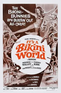 Bikini Prints: IT'S A BIKINI WORLD, US poster art, 1967