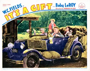 Jalopy Prints: IT'S A GIFT, US lobbycard, from left: Kathleen Howard