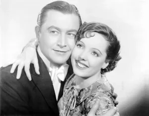 Images Dated 7th March 2016: IT'S LOVE AGAIN, from left: Robert Young, Jessie Matthews, 1936