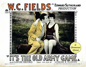 Brooks Prints: IT'S THE OLD ARMY GAME, lobbycard, from left: William Gaxton, Louise Brooks, 1926