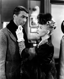 Handkerchief Prints: IT'S A WONDERFUL LIFE, James Stewart, Gloria Grahame, 1946