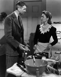 Arguing Prints: IT'S A WONDERFUL LIFE, James Stewart, Donna Reed, 1946