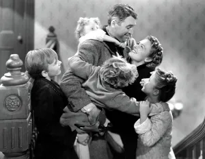 Arms Around Shoulders Prints: IT'S A WONDERFUL LIFE, Larry Simms