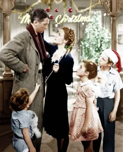 Christmas Prints: IT'S A WONDERFUL LIFE, from bottom left: Jimmy Hawkins