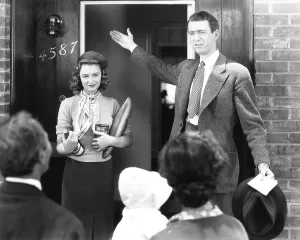 Food Prints: IT'S A WONDERFUL LIFE, from left: William Edmunds (back to camera)