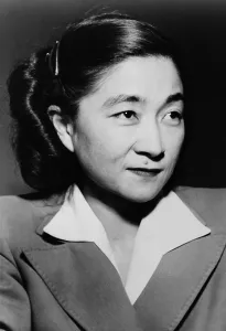 Treason Prints: Iva Ikuko Toguri D'Aquino 1916-2006 in 1949 at the time of her trial for treason for allegedly participating