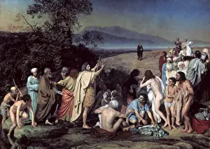 John The Baptist Prints: IVANOV, Alexander Andreevitch (1806-1858)