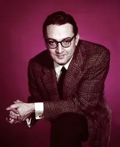 Plaid Suit Prints: I'VE GOT A SECRET, host Steve Allen, 1964-67 (1964 photo)