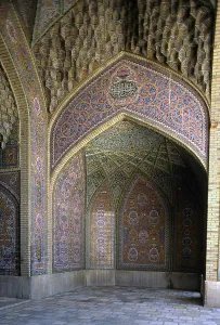 Purple Prints: Detail of the Iwan of the Mosque of Nasir al-Mulk