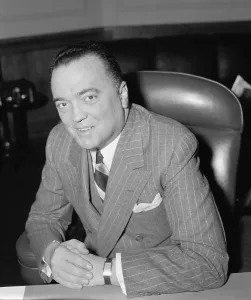 Images Dated 2nd June 2010: J. Edgar Hoover, Director of FBI, Department of Justice. April 5, 1940