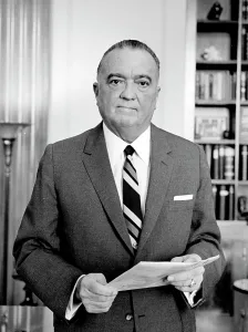 Suit And Tie Prints: J. Edgar Hoover, founder of the Federal Bureau of Investigation