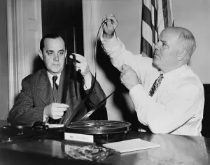 Hollywood Prints: J. Parnell Thomas, chairman of House Un-American Activities Committee