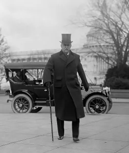 Investigations Prints: J. Pierpoint Morgan 1837-1913 American financier arriving at the government Banking