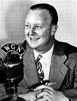 Suit And Tie Prints: Jack Brickhouse, sportscaster, circa 1950s. Courtesy: CSU Archives / Everett Collection
