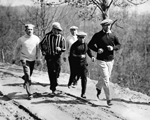 Images Dated 8th March 2007: Jack Dempsey trains in North Carolina, 1926. Courtesy: CSU Archives/Everett Collection