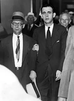 Arrested Prints: Jack Diamond, aka Legs Diamond escorted to courthouse in Troy