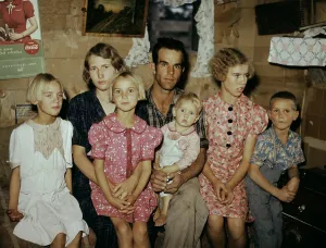 December Prints: Jack Whinery with his wife and five children