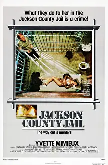 Laying Down Prints: JACKSON COUNTY JAIL, US poster art, 1976