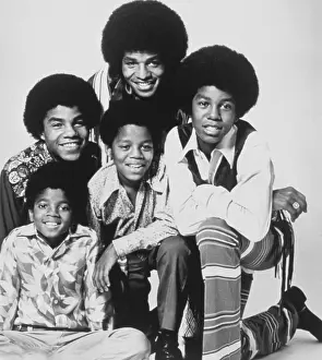 Jackson Prints: THE JACKSON FIVE, group portrait, 1970. Courtesy: CSU Archives / Everett Collection