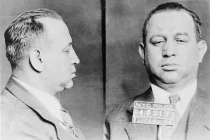 Jacob Prints: Jacob Gurrah Shapiro (1899-1947), in a 1936 New York City Police mugshot