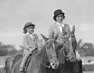 Arnold Prints: Jacqueline Bouvier with her mother Janet at the Sixth Annual South Hampton Riding and Hunt Club horse show