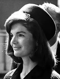Kennedy Prints: Jacqueline Kennedy, joins the President in greeting Ethiopian Emperor Haile Selassie at Union Station in Washington DC