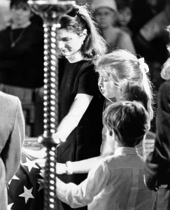 Caroline Prints: Jacqueline Kennedy and her children at Robert Kennedy's funeral