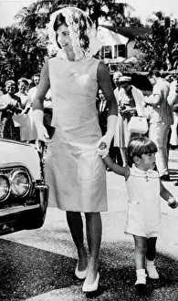 Mantilla Prints: Jacqueline Kennedy, John F. Kennedy, Jr