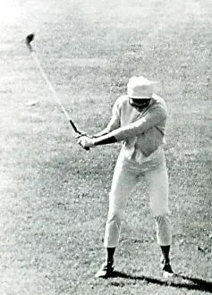 Swing Prints: JACQUELINE KENNEDY, playing golf in Newport