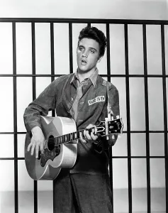 Denim Jacket Prints: JAILHOUSE ROCK, Elvis Presley, 1957