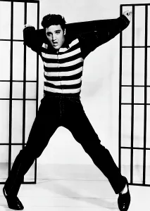 April Prints: JAILHOUSE ROCK, Elvis Presley, 1957