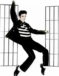 1950s Music Prints: JAILHOUSE ROCK, Elvis Presley, 1957