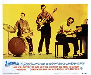 Piano Prints: JAMBOREE, J.W. Brown (c), Jerry Lee Lewis (far right), 1957