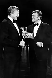 Actor Prints: James Arness, John Wayne, circa 1972. Courtesy: CSU Archives/Everett Collection