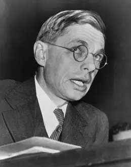 Chemist Prints: James Conant testifying before the Senate Foreign Relations Committee. In Feb