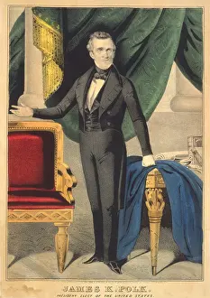Polk Prints: James K. Polk as President elect of the United States after the 1844 election