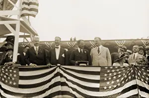 Images Dated 23rd October 2008: James M. Cox (standing, third from left), and Alfred E