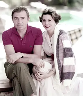 Celebrities Prints: James Mason, and his first wife, actress Pamela Mason, ca. mid-1950s