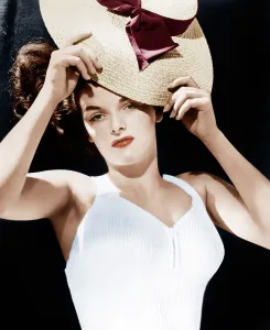 Straw Hat Prints: Jane Russell, ca. 1940s