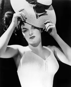 Straw Hat Prints: Jane Russell, circa 1940s