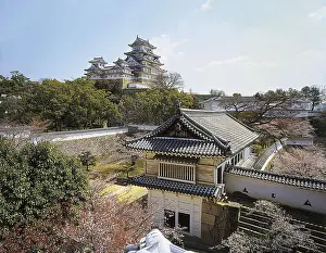 Nippon Prints: JAPAN. HONSHU. HYOGO. Himeji. Himeji Castle or White Heron Castle (c)