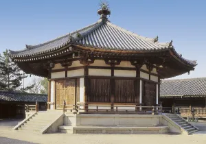 Nippon Prints: JAPAN. HONSHU. NARA. Irakuga. Horyuji Temple