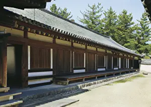 Nippon Prints: JAPAN. HONSHU. NARA. Irakuga. Horyuji Temple
