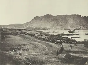 China Prints: Japanese Army begins the march from Yungching to attack Weihaiwei on Jan. 26, 1895