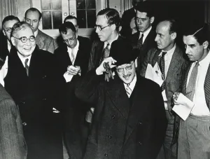 Ww Ii Prints: Japanese envoys in Washington talk Peace as their nation attacks Pearl Harbor
