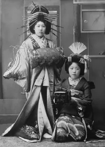 Dancers Prints: Japanese Geishas, c. 1910