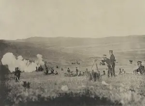 China Prints: Japanese Mountain Artillery attack near Fongheatun