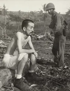 Officer Prints: Japanese POW, Commander Jiro Saito, was a member of the staff of Adm. Takeshita Tsujimura