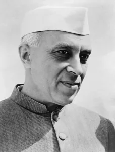 South Asia Prints: Jawaharlal Nehru (1889-1964), the first Prime Minister of India following independence from Britain in 1947